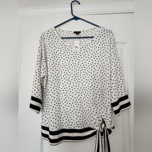 B&W Ann Taylor Blouse - NWT